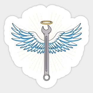 Angel Wrench P R t shirt Sticker